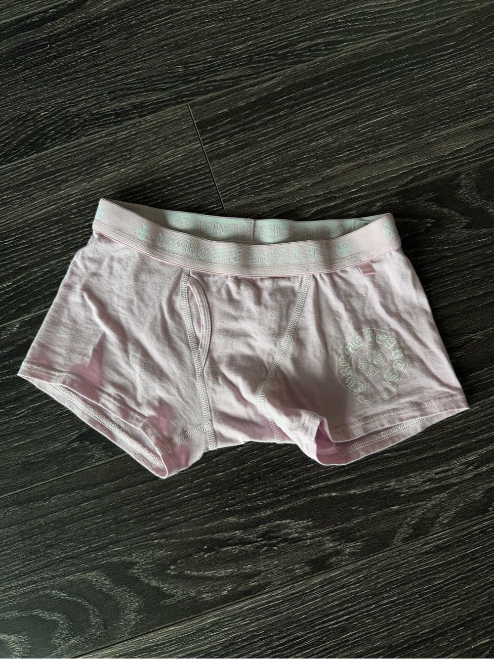 Chrome Hearts Pastel Pink Cotton Boxer Shorts